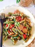Tumis Buncis Baso Pedas Gurih