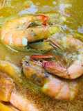 Gulai udang dan betik