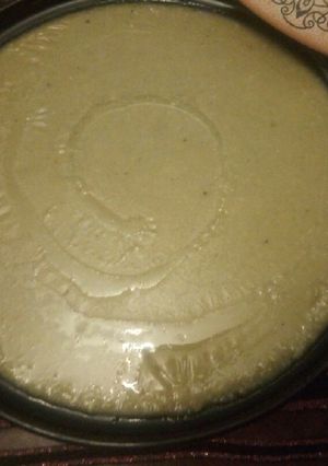 Une photo de Velouté de fève et petit pois (Bisara)