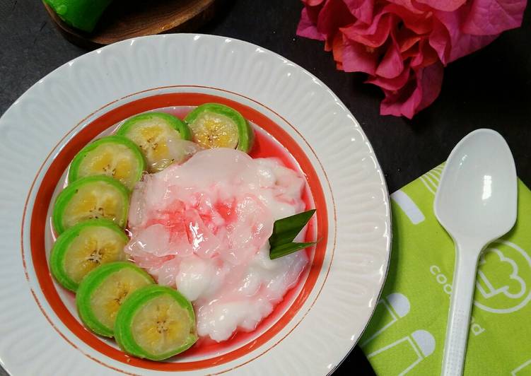 Resep Es Pisang Ijo, Lezat Sekali