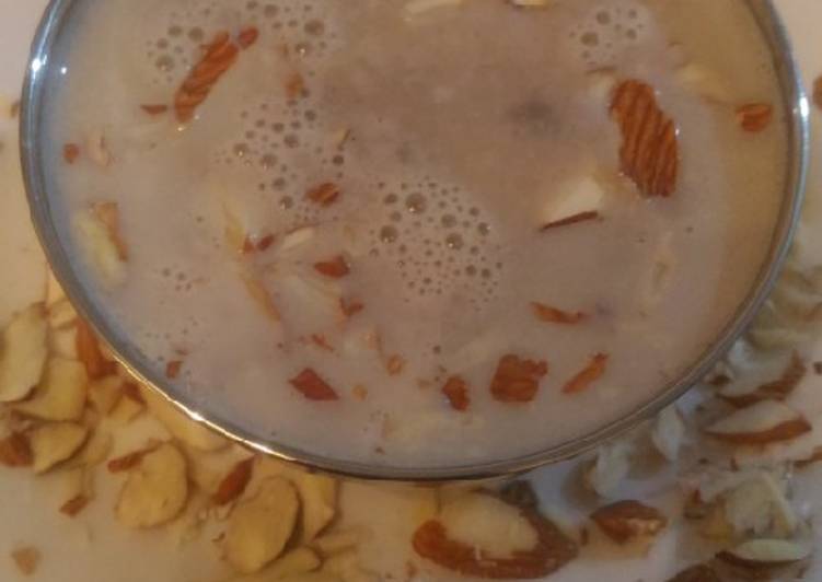 Recipe of Quick Mushroom Almond Soup