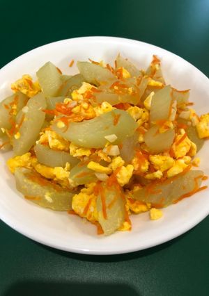 大黃瓜炒蛋 的食譜成品照片