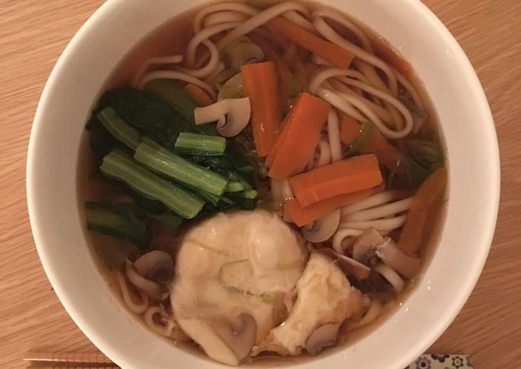 Recipe of Yummy Udon Noodle Soup