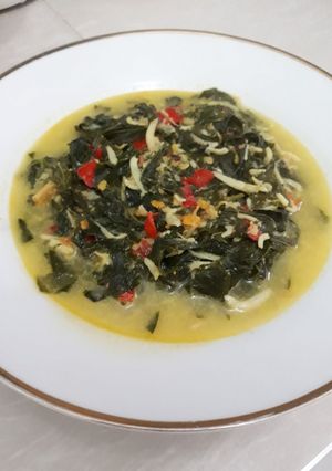 Foto resep 21. Oblok-oblok Daun Singkong Teri Medan