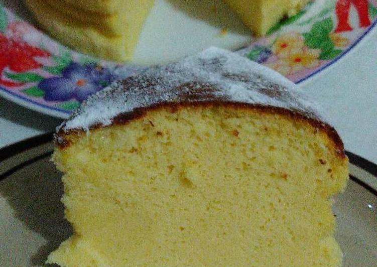 Cotton Cheese cake pemula kw2 pake keju spready