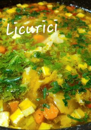 O poză a rețetei Supă de vită cu legume.