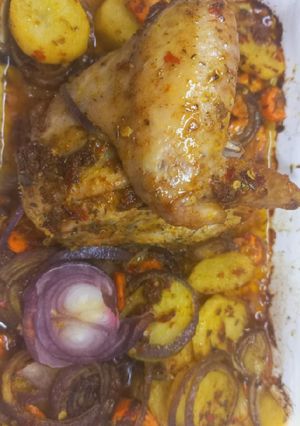 Oven baked chicken ainihin hoton girkin