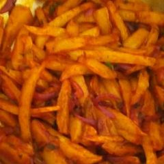A picture of Chips masala.