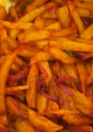 A picture of Chips masala.