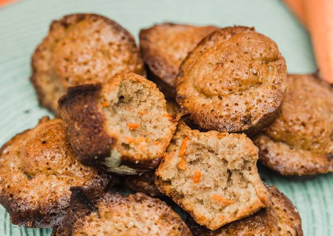 Simple Way to Make Quick Carrot Mini Muffins