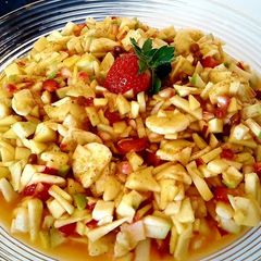 A picture of Fruit chaat                                  #ramadankitayari.