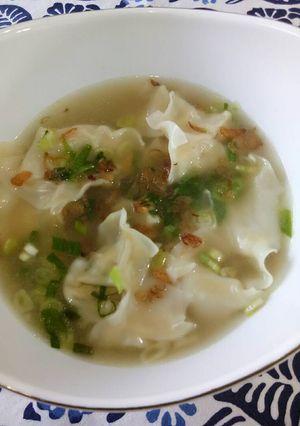 Foto resep Pangsit kuah ayam udang