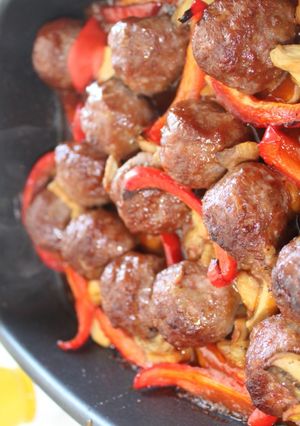 Une photo de Boulettes de boeuf caramélisées