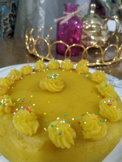 عکسی از دستور حلوا زعفرونی بسیار خوشرنگ و البته بسیار خوشمزه🤤😋