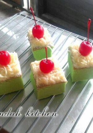 Foto resep Ogura pandan#KisahKasihCookpad