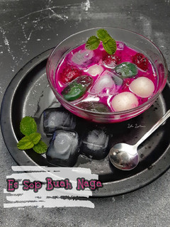 Foto resep Es Sop Buah Naga