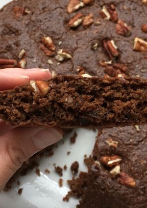 Una foto de Brownie saludable