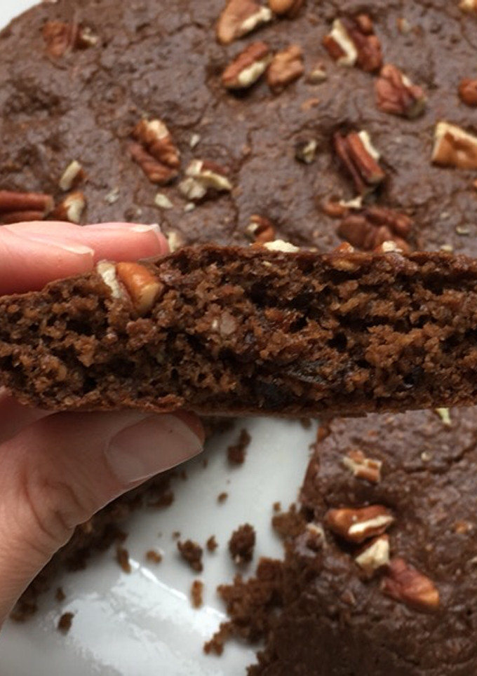 Una foto de Brownie saludable