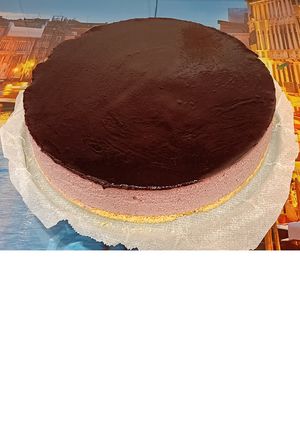 Foto principal de Tarta de queso y arándanos frescos sin horno