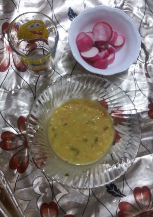 عکسی از دستور سوپ جو برای دختر جان😍