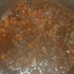 A picture of Beef masala.