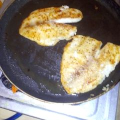 A picture of Pan fried frish fillet.