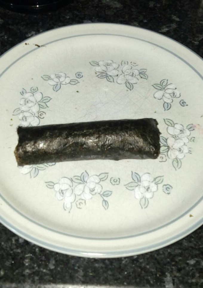 Una foto de Rollito de alga nori vegano