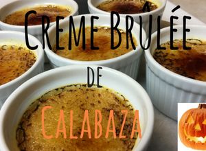 Una foto de Creme brûlée de calabaza