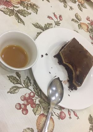 صورة لوصفة حلى طبقات بالكيك