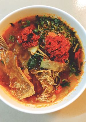 Hình của món Bánh canh chay.