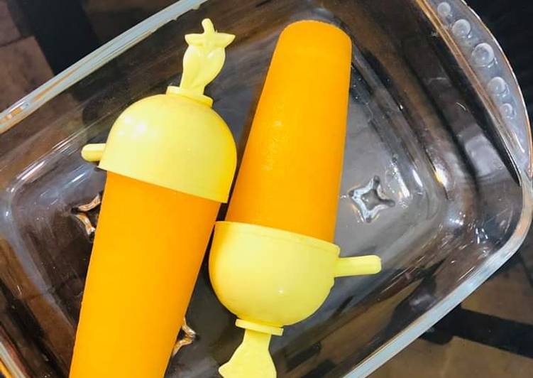 Recipe of Quick Orange🍊 Tang lollies Recipe