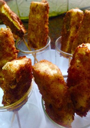 A picture of Paneer lollipops.