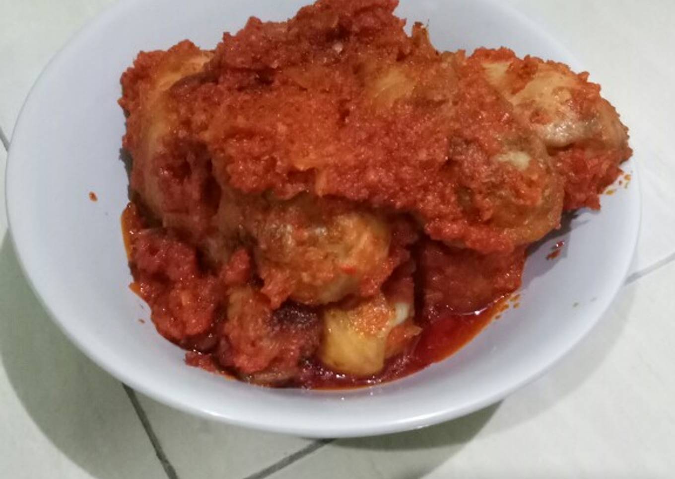 Ayam Balado Padang Recook ny Bunda Azka