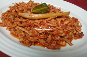 Resep #6 Ayam suwir pedas manis, Lezat Sekali