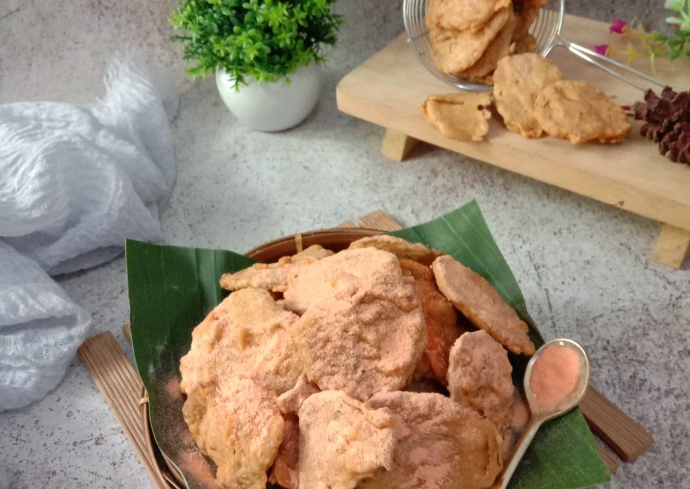 Kripik Tempe Tabur Keju