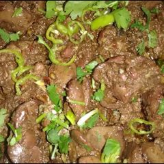 A picture of Masala Kaleji.