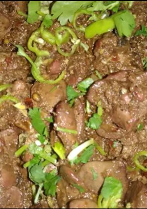 A picture of Masala Kaleji.