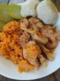 Pollo enchipotlado con kéfir