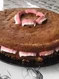 Gâteau « dents » Halloween à la confiture de fruits rouges