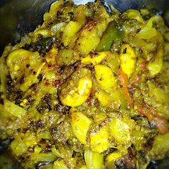 A picture of Mix vegetable fish oil stir fry.