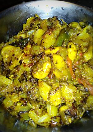 A picture of Mix vegetable fish oil stir fry.