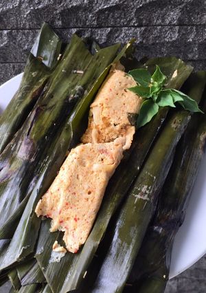 Foto resep Pepes jamur tahu