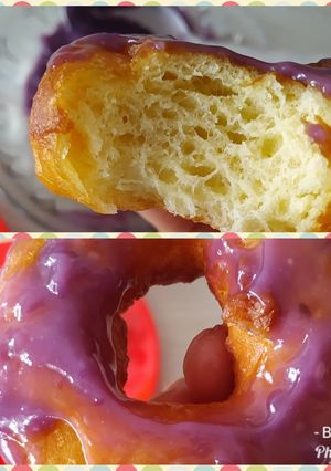 Foto resep Donat kentang selai taro anti gagal