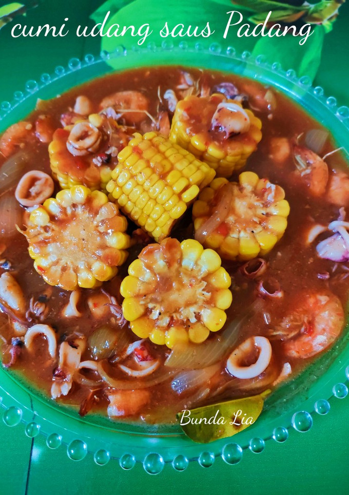 Foto resep Cumi Udang Saus Padang