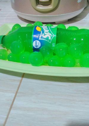 Foto resep Jelly botol sprite & anggur hijau