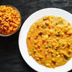 A picture of Barley bisi bele bhath.