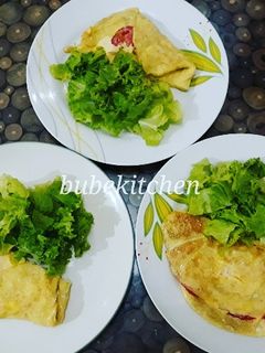 Foto resep Omelet Sayur Keju