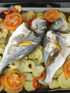 Una foto de Patatas cuajadera con pescado