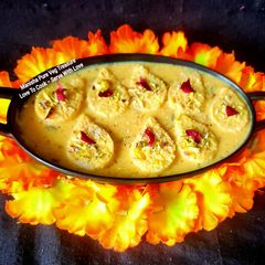 A picture of Instant Bread Rasmalai - Basant Panchami Special.