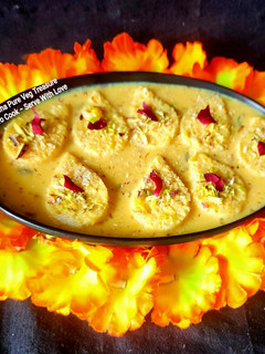 A picture of Instant Bread Rasmalai - Basant Panchami Special.
